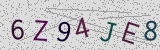 Défi visuel du captcha